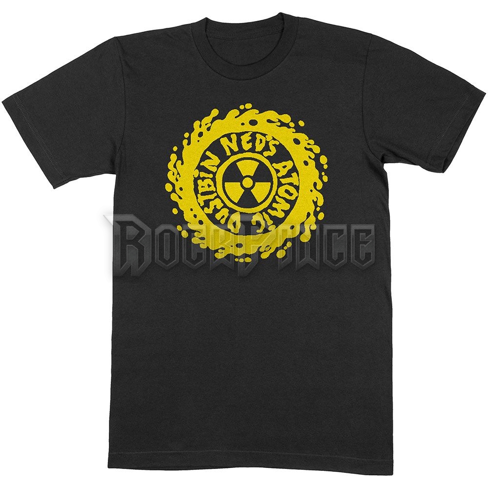 Ned's Atomic Dustbin - Yellow Classic Logo - unisex póló - NADTS01MB