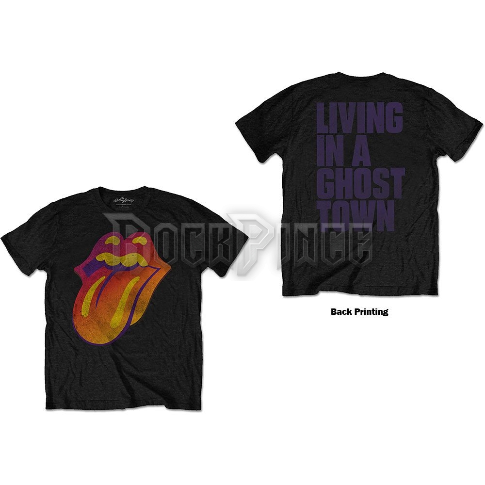 The Rolling Stones - Ghost Town Distressed - unisex póló - RSTS122MB