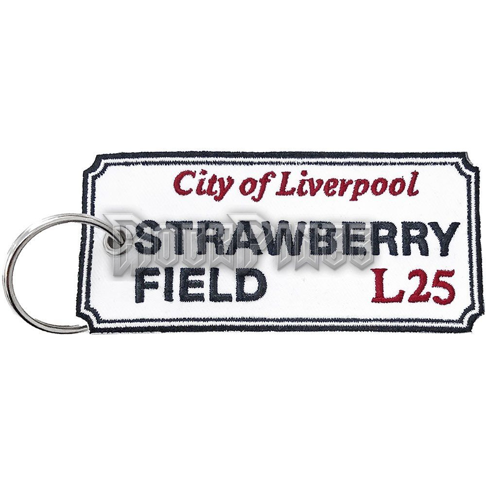 Road Sign - Strawberry Field, Liverpool Sign - kulcstartó - ROFFSIGNPATKEYL25