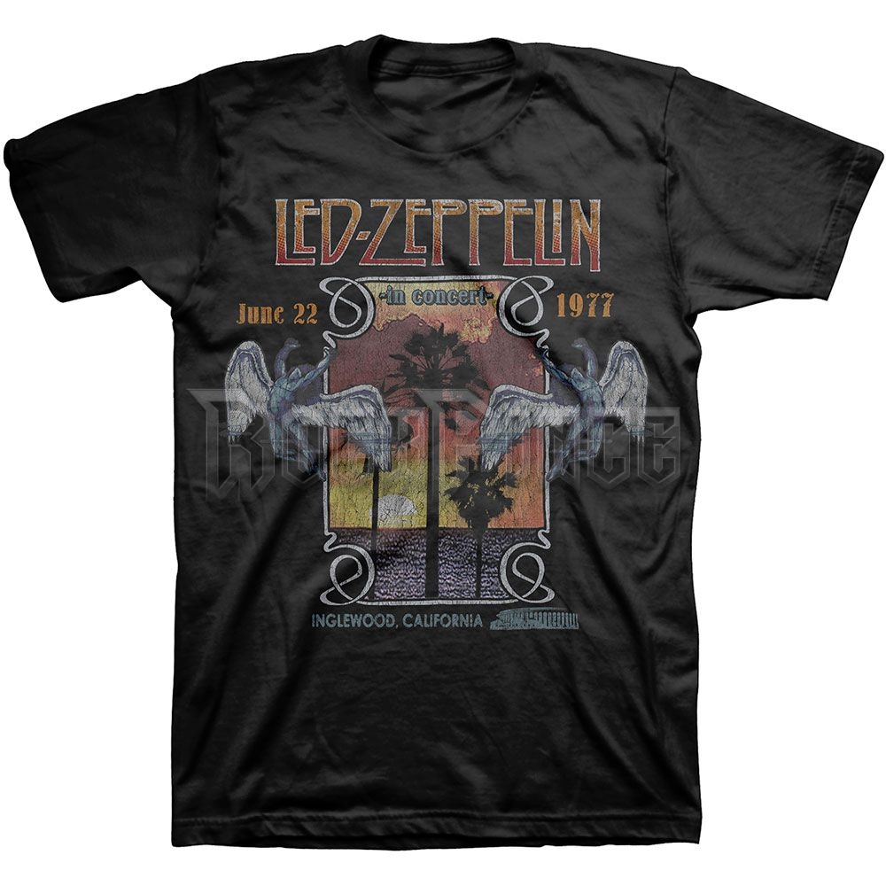 Led Zeppelin - Inglewood - unisex póló - LZTS26MB