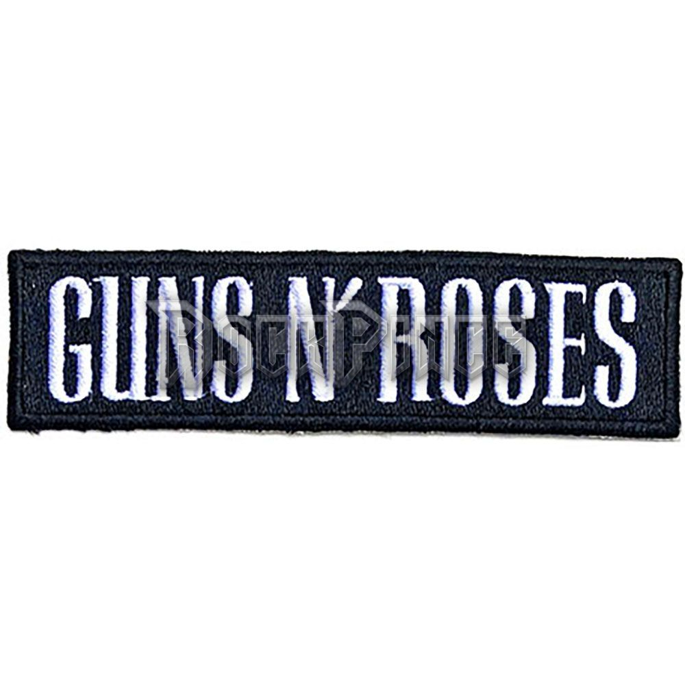 Guns N' Roses - Text Logo - kisfelvarró - GNRPAT06