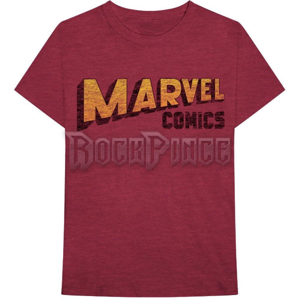 Marvel Comics - Warped Logo - unisex póló - MARVTS76MM