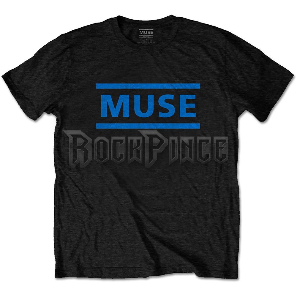 Muse - Dark Blue Logo - unisex póló - MUSETS01MDBB