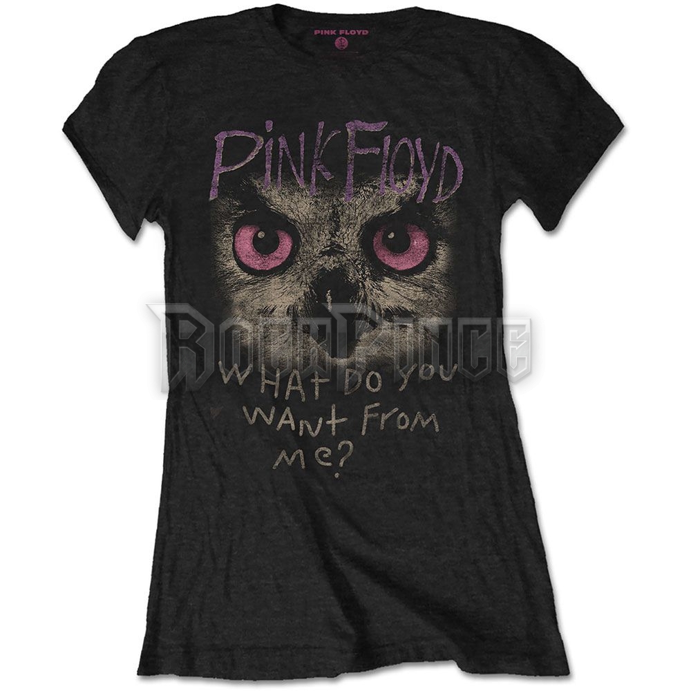 Pink Floyd - Owl - WDYWFM? - női póló - PFTEE142LB