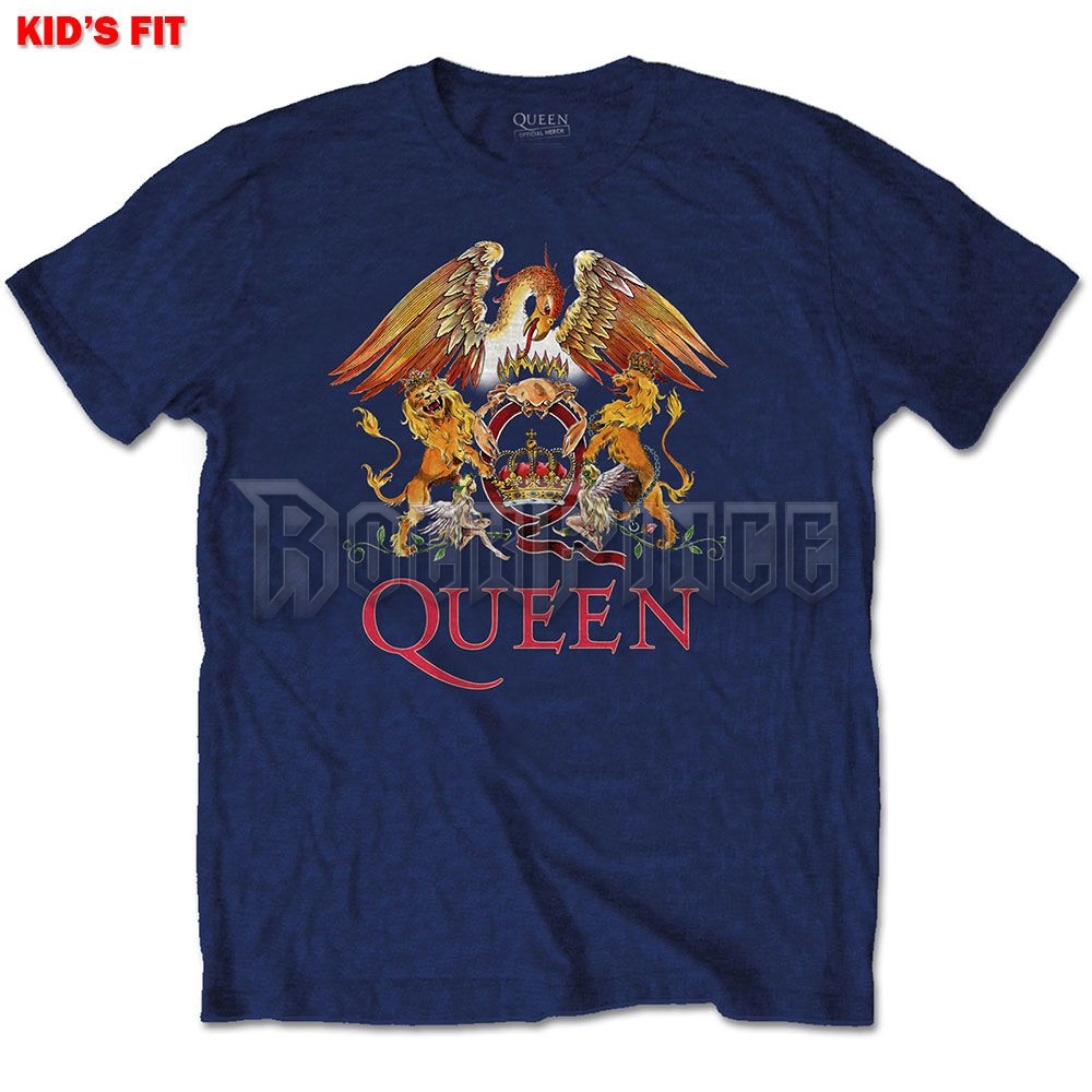 Queen - Classic Crest - gyerek póló - QUTS03BN