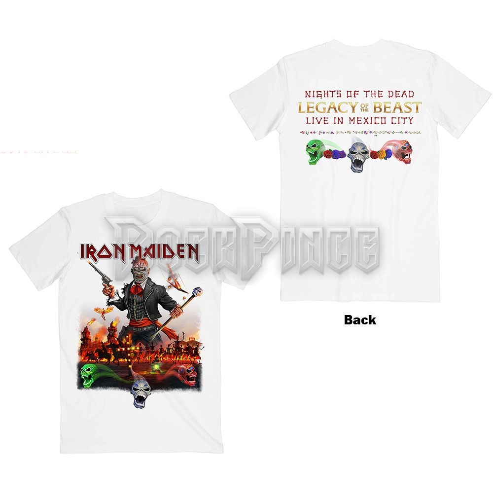 Iron Maiden - Legacy of the Beast Live In Mexico City - unisex póló - IMTEE105MW