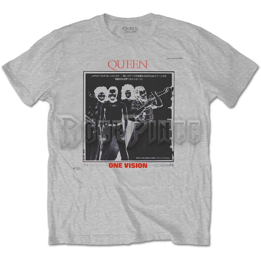 Queen - Japan Tour '85 - unisex póló - QUTS61MG
