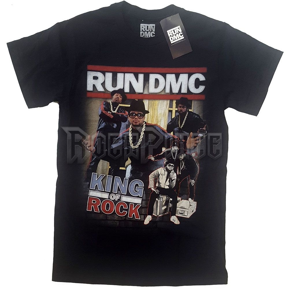 Run DMC - King of Rock Homage - unisex póló - RDMCTS14MB