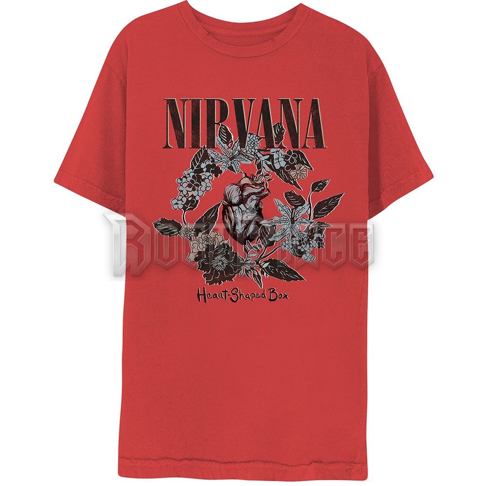 Nirvana - Heart-Shaped Box - unisex póló - NIRVTS17MR