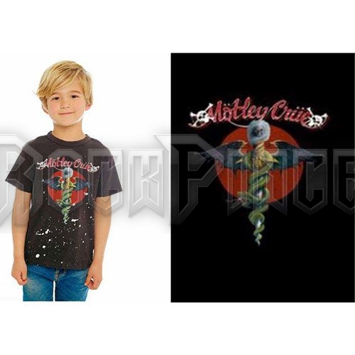 Mötley Crüe - Feelgood Red Circle - gyerek póló - MOTTEE43BB