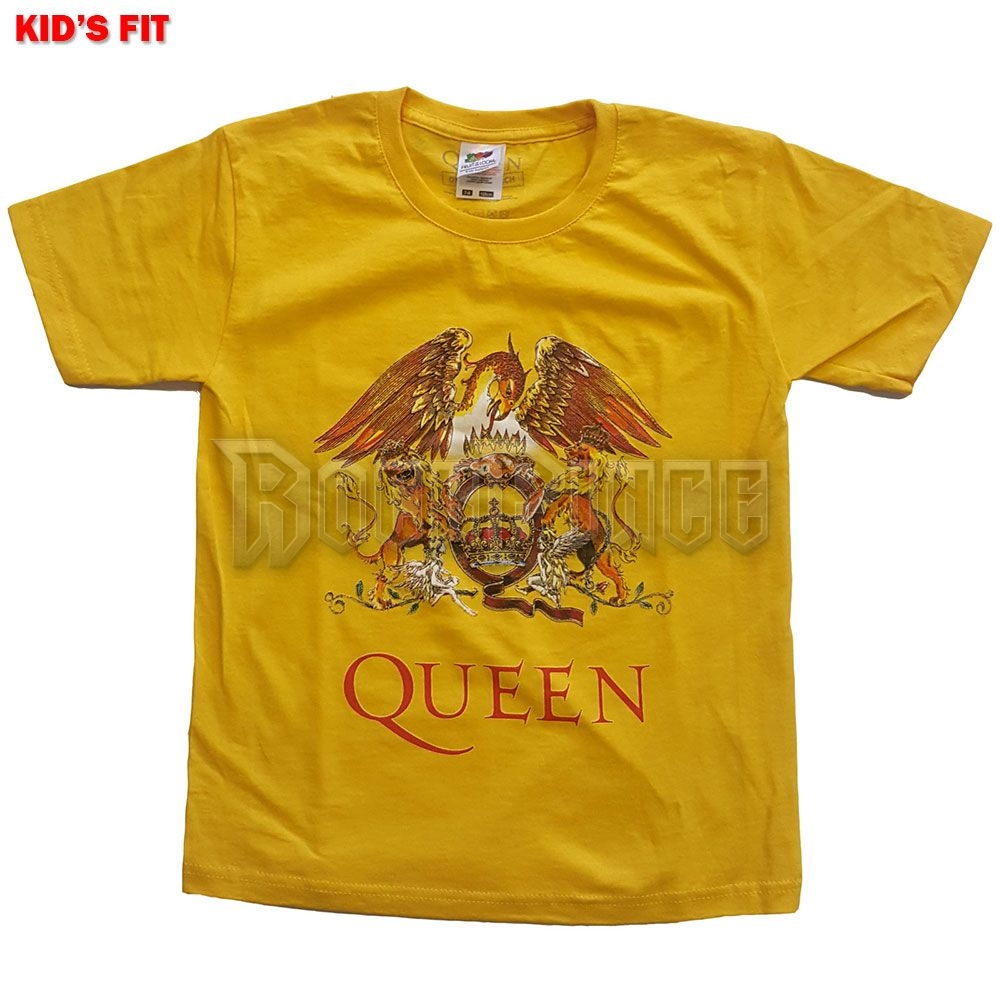 Queen - Classic Crest - gyerek póló - QUTS03BY