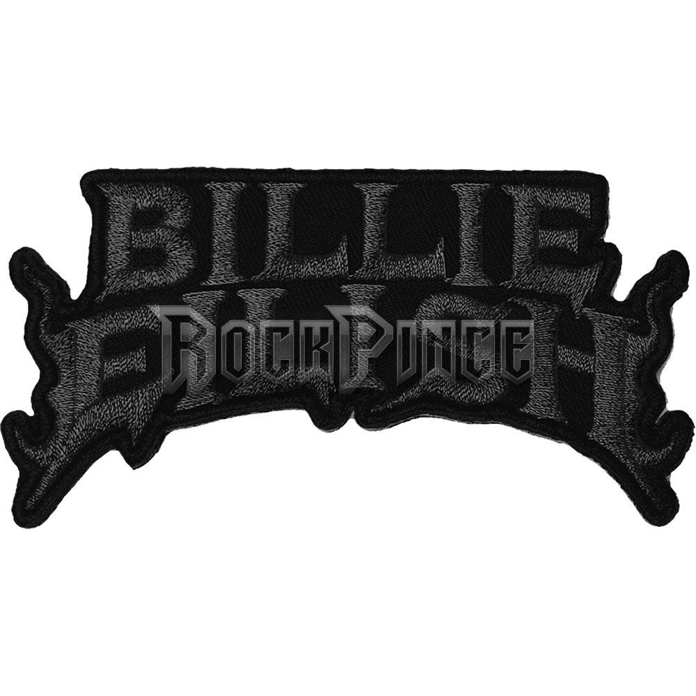 Billie Eilish - Flame Black - kisfelvarró - BILLIEPAT02B