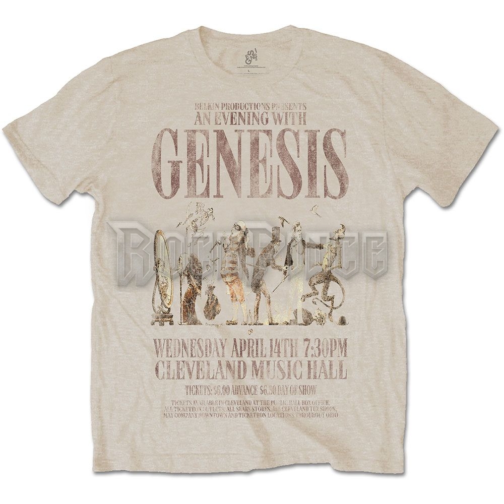 Genesis - An Evening With - unisex póló - GENTS10MS