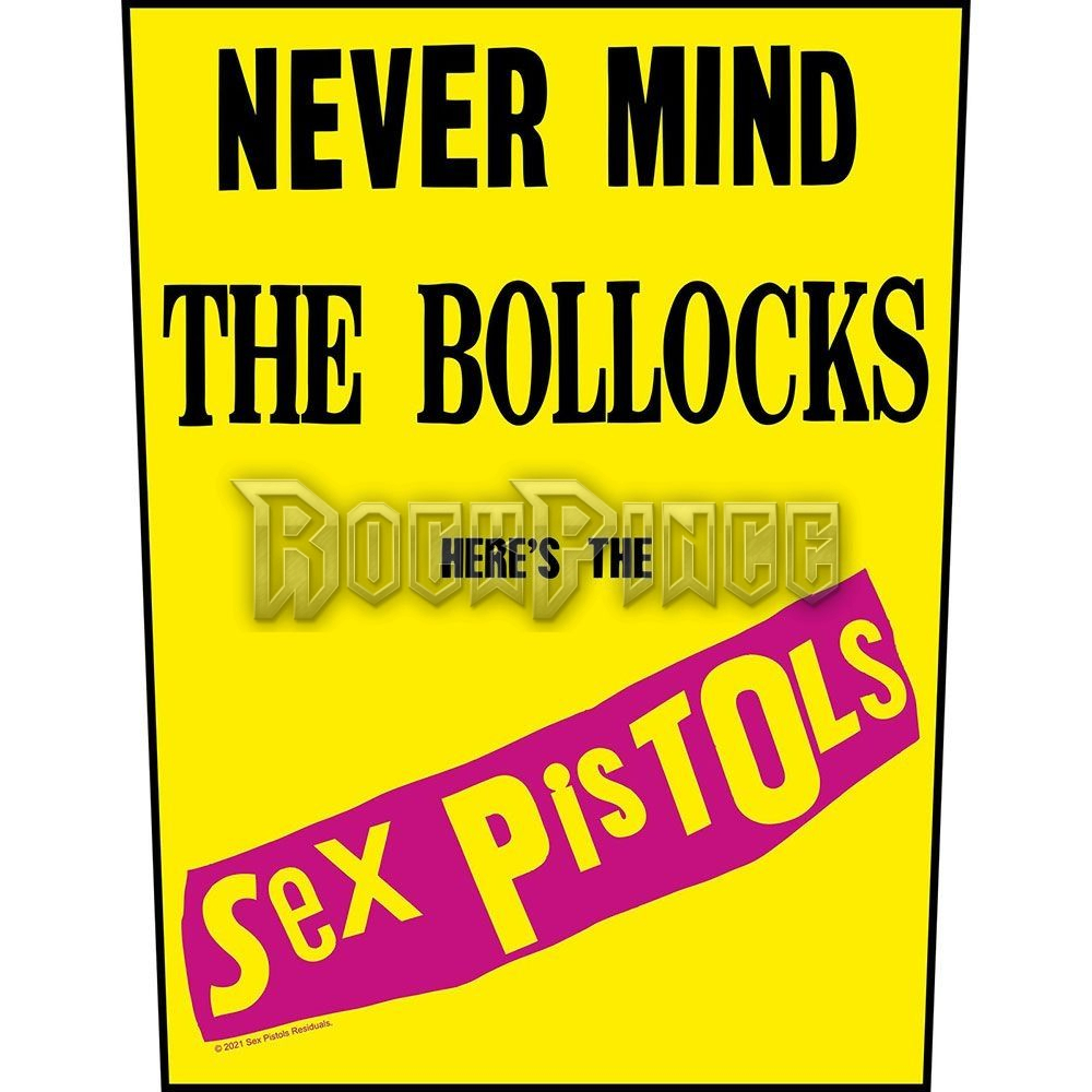 The Sex Pistols - Never Mind The Bollocks - hátfelvarró - BP1180
