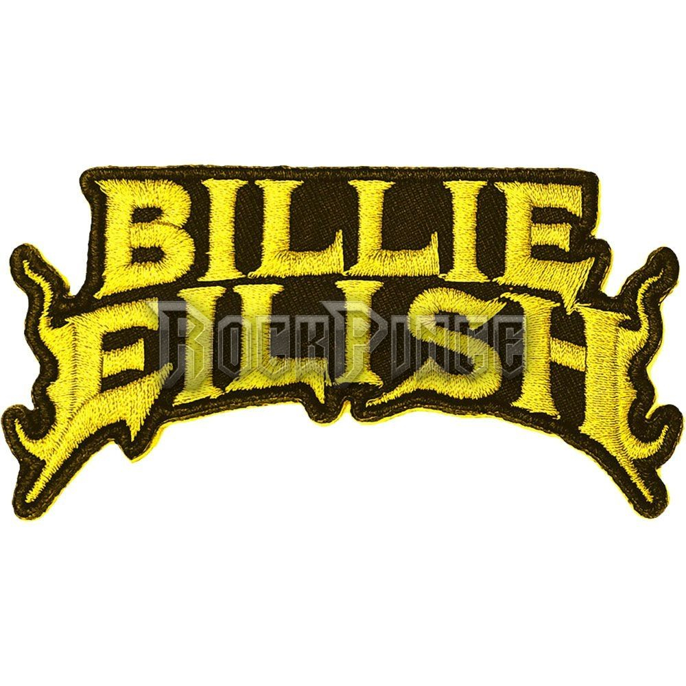 Billie Eilish - Flame Yellow - kisfelvarró - BILLIEPAT02Y