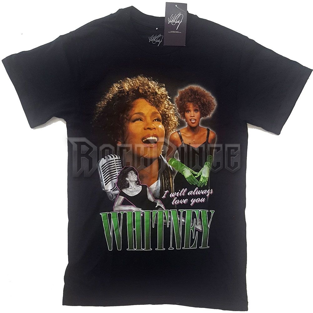 Whitney Houston - Always Love You Homage - unisex póló - WHITTS04MB