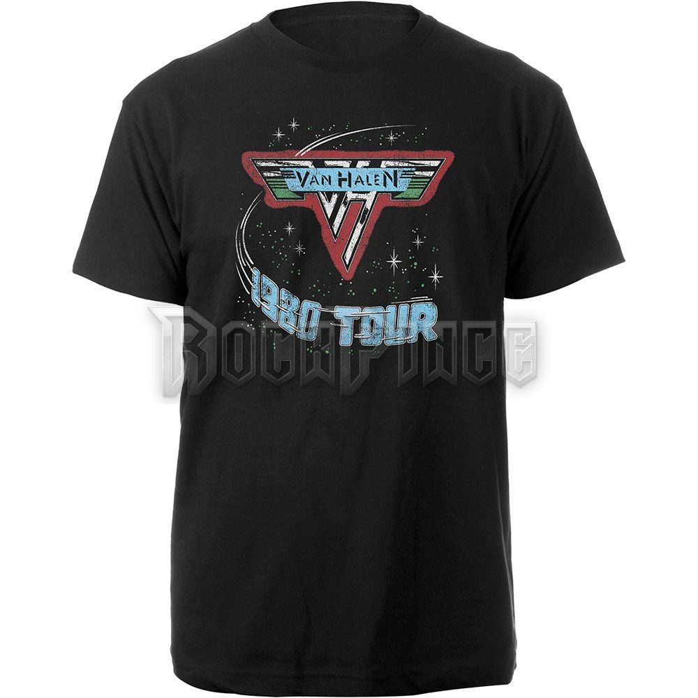 Van Halen - 1980 Tour - unisex póló - VHTS05MB