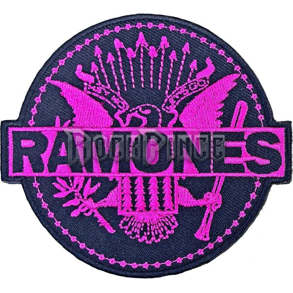 Ramones - Pink Seal - kisfelvarró - RAPAT08