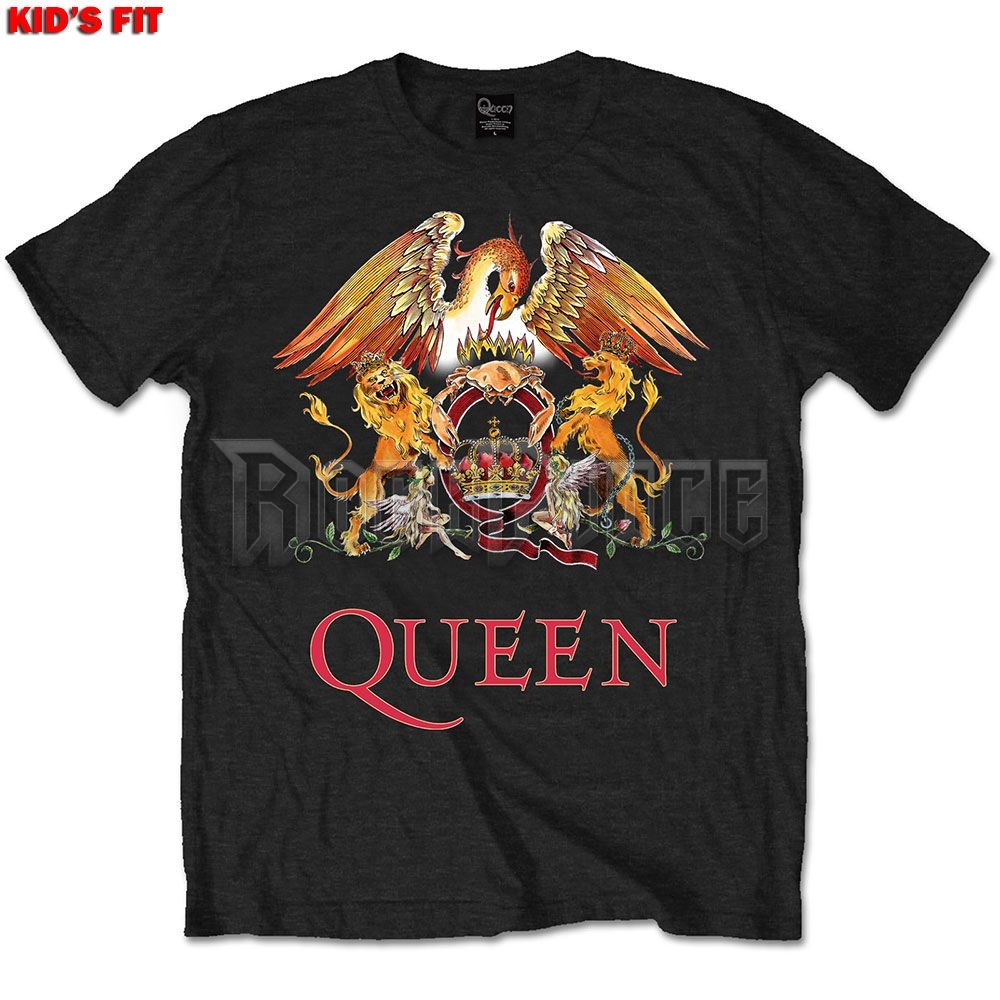 Queen - Classic Crest - gyerek póló - QUTS03BB