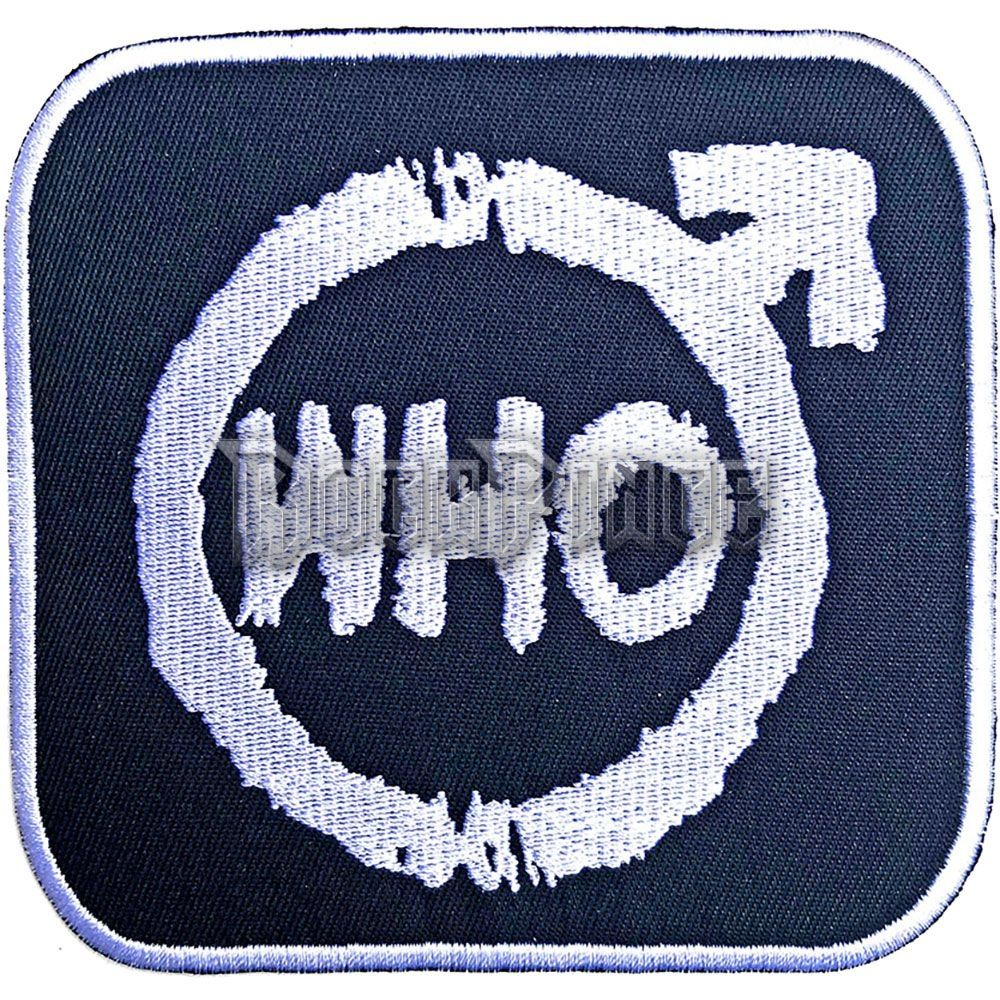 The Who - Spray Logo - kisfelvarró - WHOPAT07