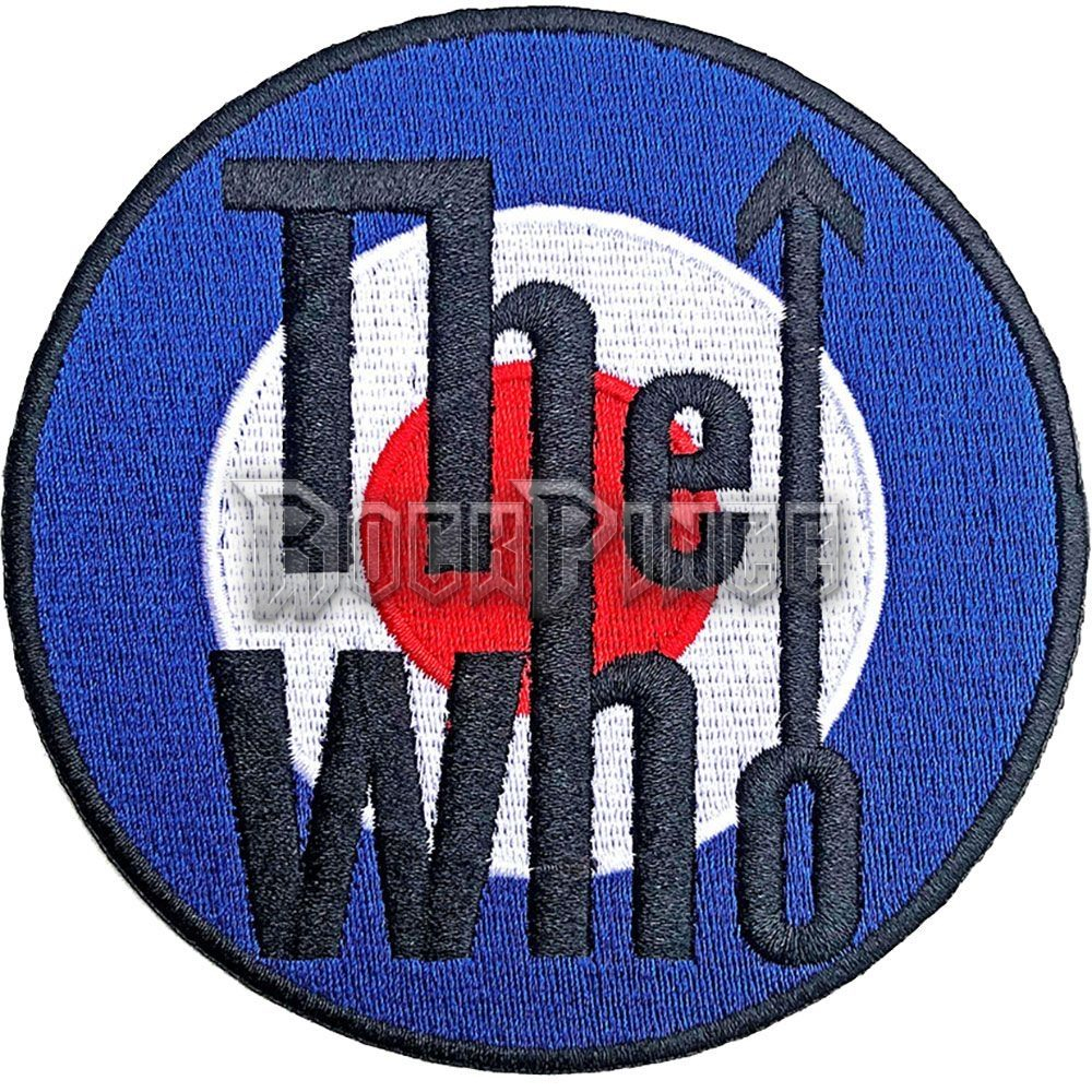 The Who - Target Logo Bordered - kisfelvarró - WHOPAT08