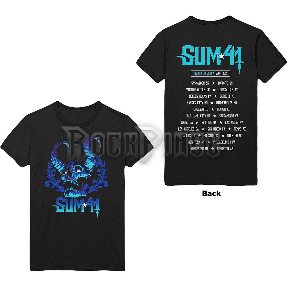 Sum 41 - Blue Demon - unisex póló - SUMTS02MB