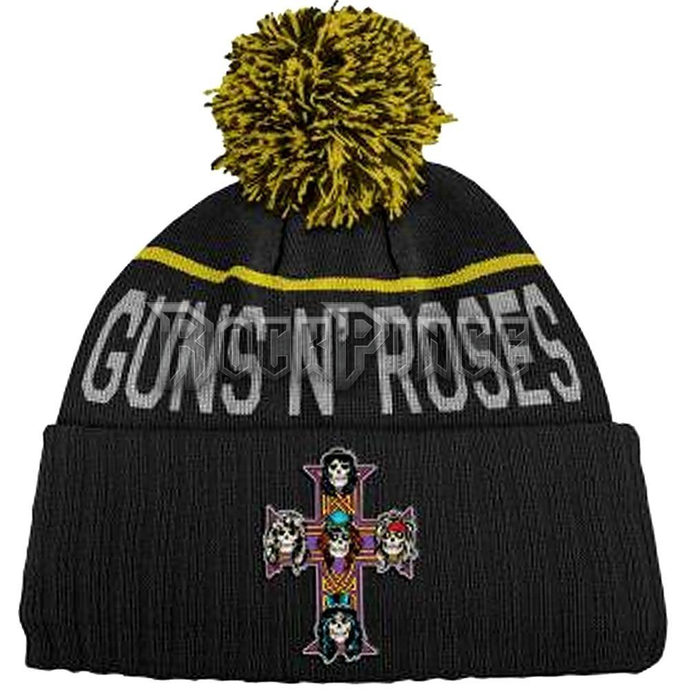 Guns N' Roses - Cross - kötött sapka - GNRBBEAN04B