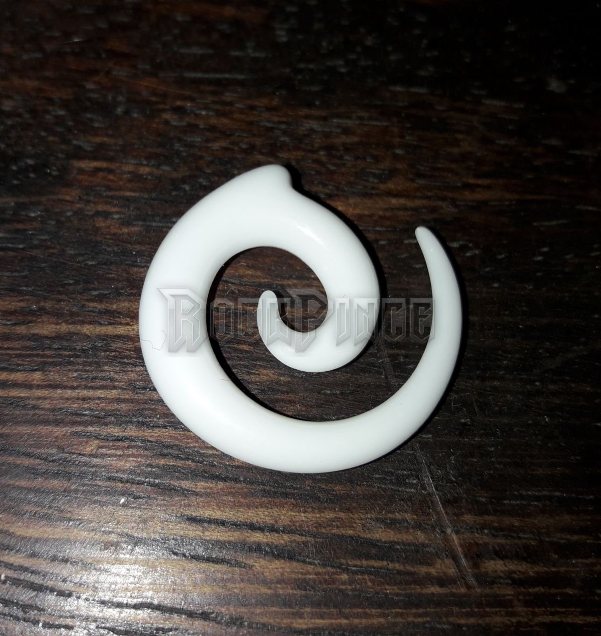 White Twirl Fang Spiral - fültágító