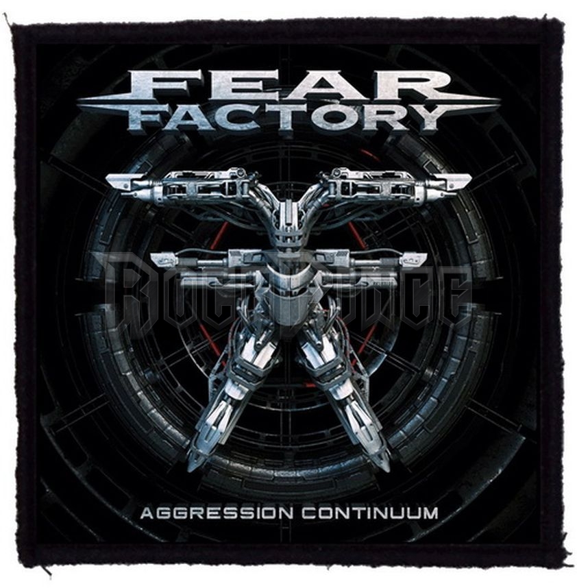 FEAR FACTORY - Aggression Continuum (95x95) - kisfelvarró HKF-0843