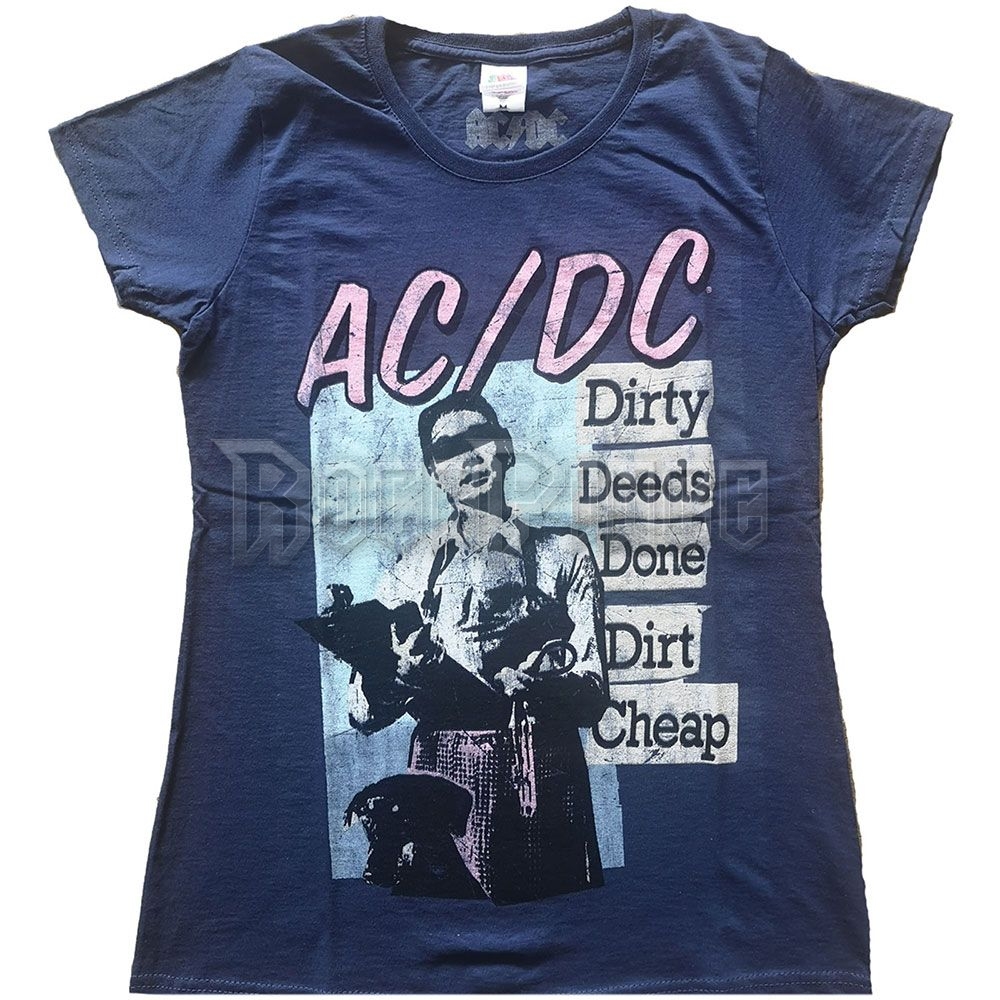 AC/DC: VINTAGE DDDDC - női póló - ACDCTS94LN