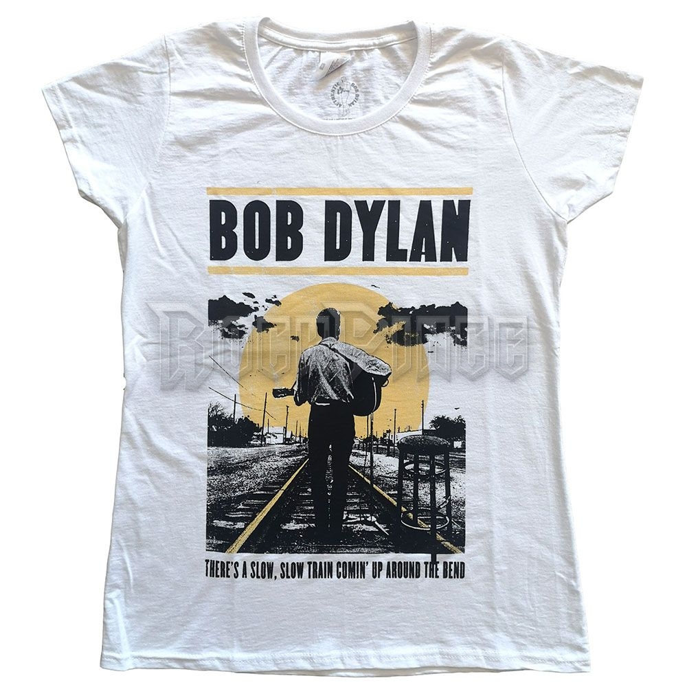 BOB DYLAN - SLOW TRAIN - női póló - DYLTS11LW