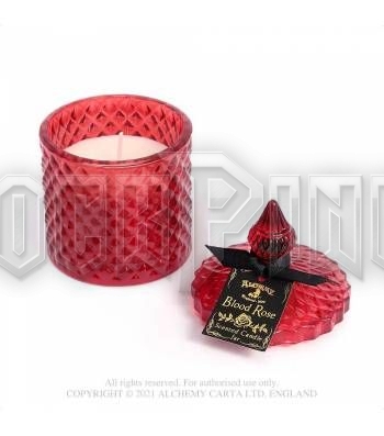 Alchemy - Scented Boudoir Candle Jar - Blood Rose (Large) - illatgyertya üvegtégelyben SCJ6