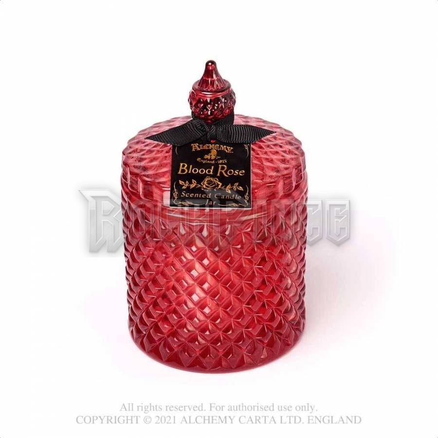 Alchemy - Scented Boudoir Candle Jar - Blood Rose (Large) - illatgyertya üvegtégelyben SCJ6