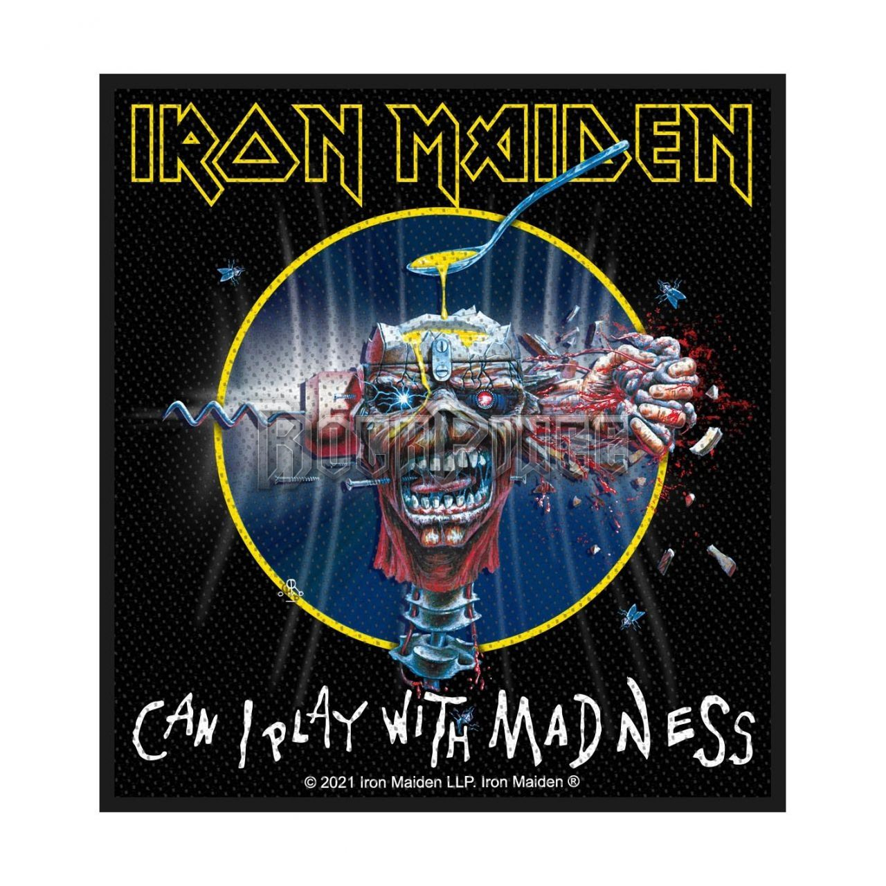 IRON MAIDEN - CAN I PLAY WITH MADNESS - kisfelvarró - SPR3177