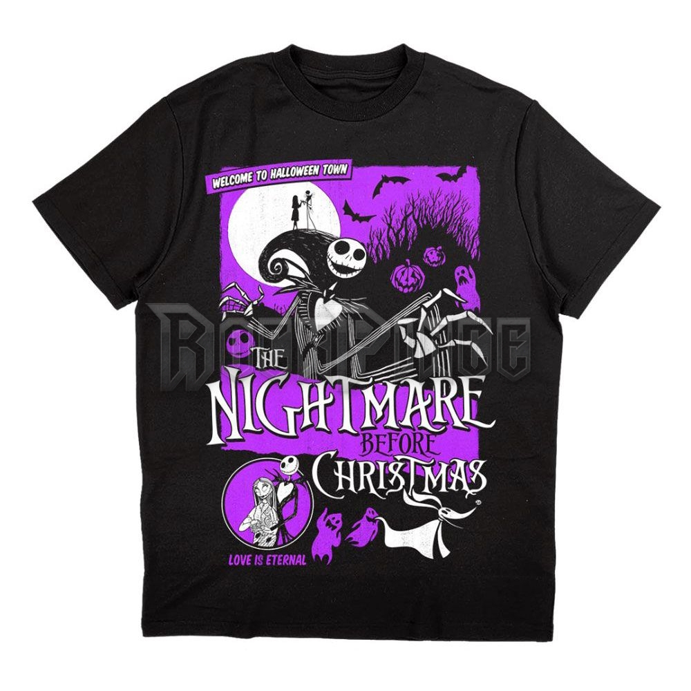 DISNEY - THE NIGHTMARE BEFORE CHRISTMAS WELCOME TO HALLOWEEN TOWN - unisex póló - TNBCTS25MB