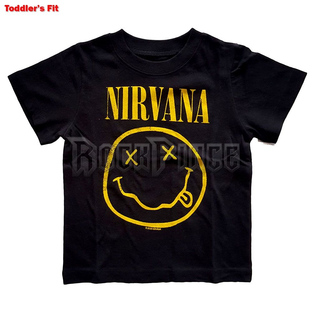 Nirvana - Yellow Happy Face - gyerek póló - NIRVTS04TB