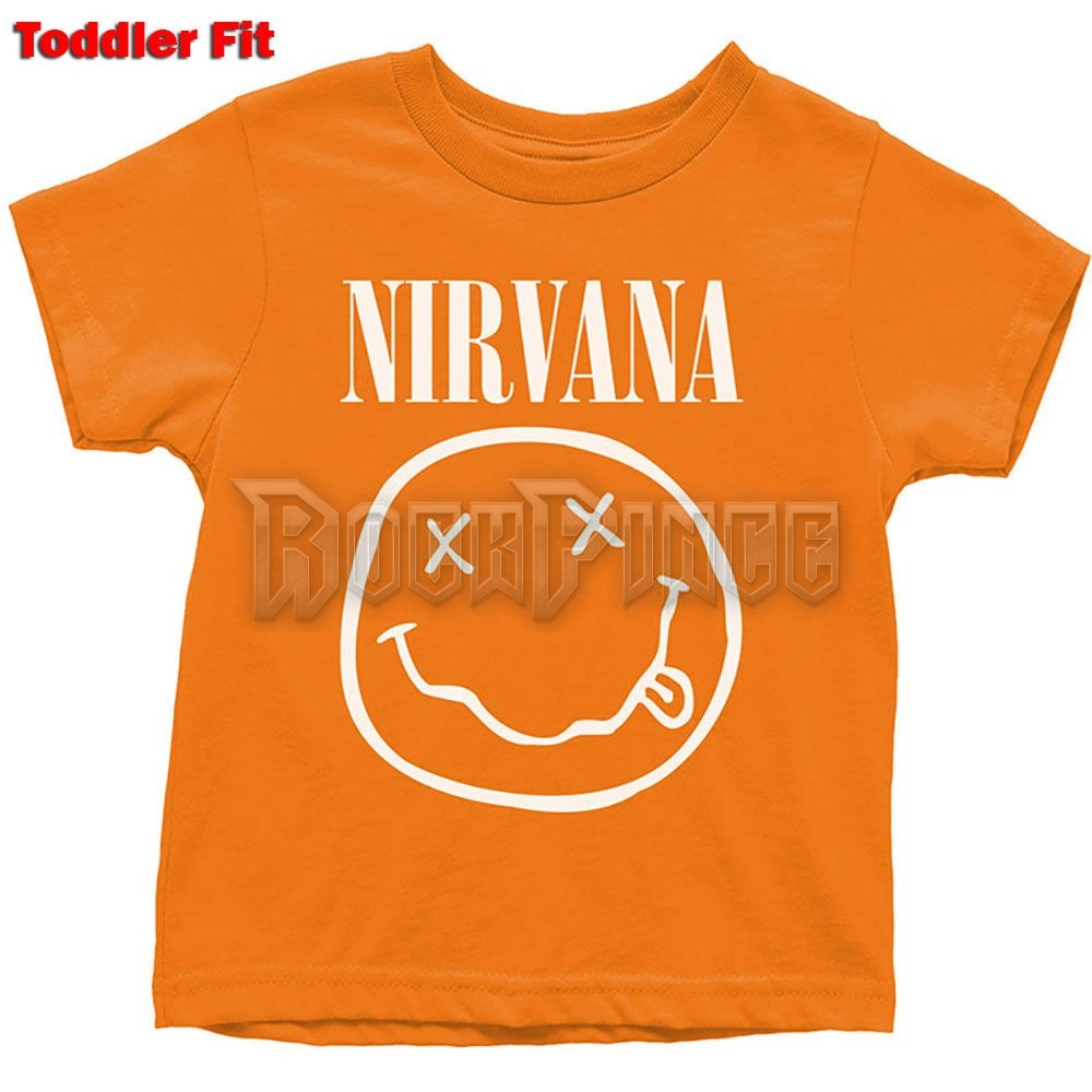 Nirvana - White Happy Face - gyerek póló - NIRVTS03TO