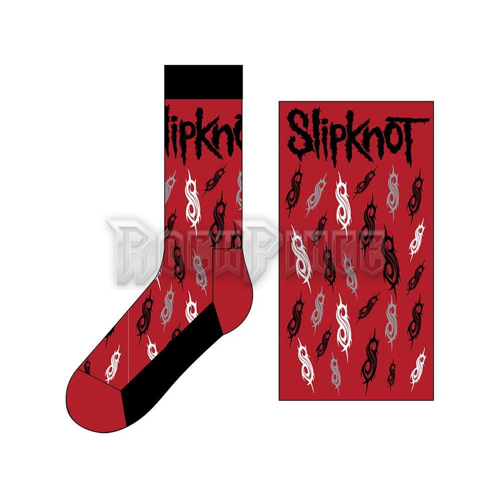 SLIPKNOT - TRIBAL S - unisex boka zokni (egy méret: 40-45) - SKSCK03MR