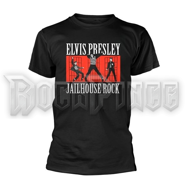 ELVIS PRESLEY - JAILHOUSE ROCK (BLACK) - Unisex póló - PHD12032