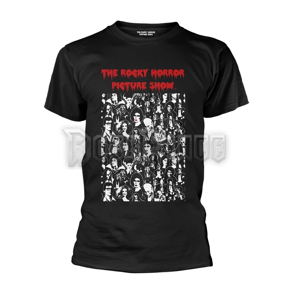 ROCKY HORROR PICTURE SHOW, THE - BLOCK CHARACTERS - Unisex póló - PHD12042