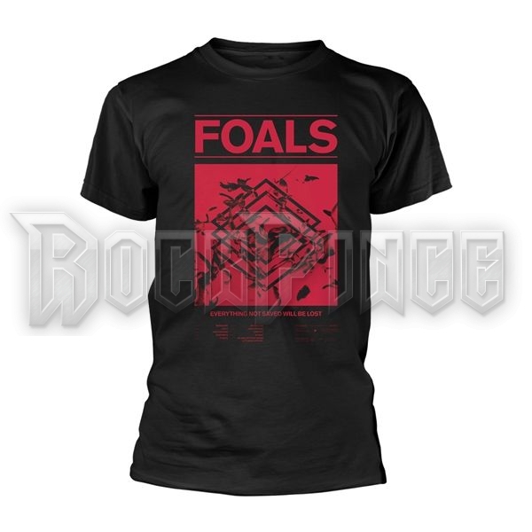 FOALS - EVERYTHING NOT SAVED WILL BE LOST / DIAMOND FLOWER - Unisex póló - PHD12088