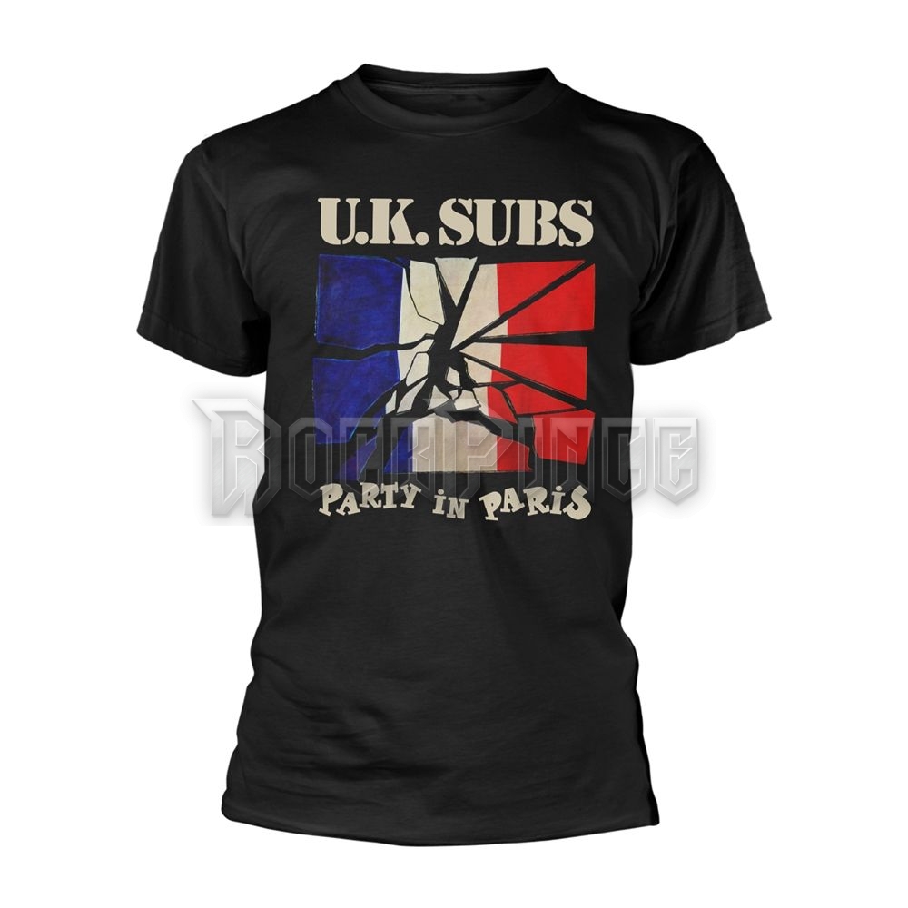 UK SUBS - PARTY IN PARIS - Unisex póló - PH12513