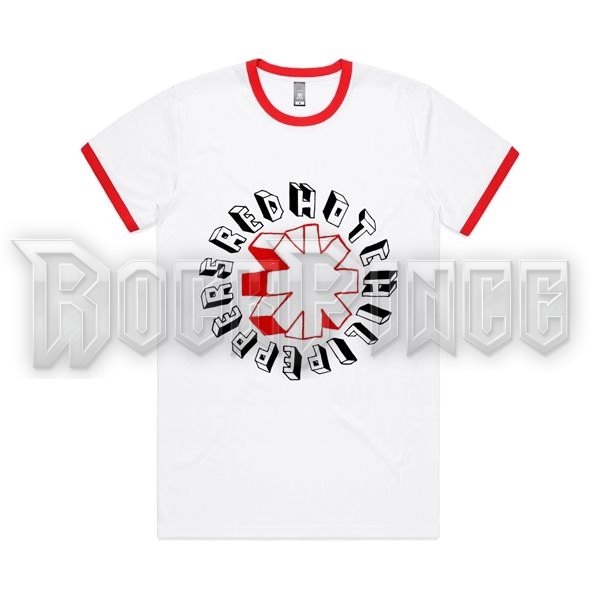 RED HOT CHILI PEPPERS - HAND DRAWN (RINGER) - Unisex póló - PHDRHCTSWHAN