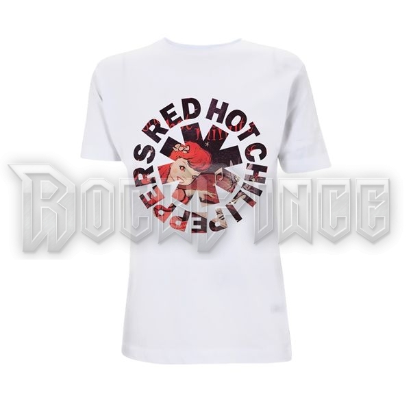 RED HOT CHILI PEPPERS - ONE HOT ASTERISK (WHITE) - Unisex póló - PHDRHCTSWONE