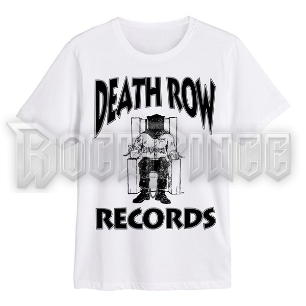 DEATH ROW RECORDS - DEATH ROW RECORDS LOGO (WHITE) - Unisex póló - XYZW19374