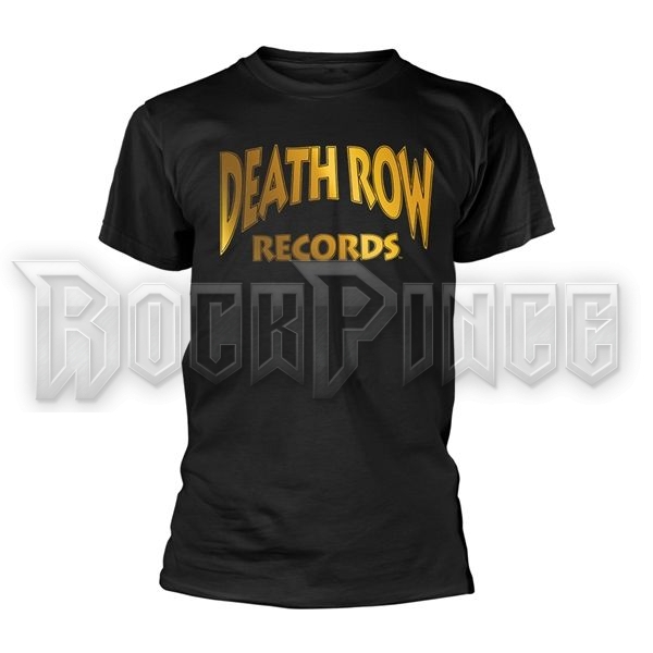 DEATH ROW RECORDS - DEATH ROW LOGO GOLD (FOIL PRINT) - Unisex póló - XYZW21189