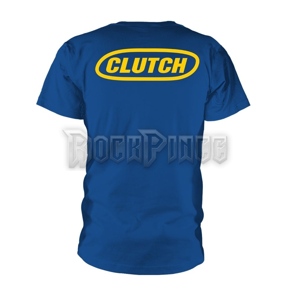 CLUTCH - CLASSIC LOGO (YELLOW/BLUE) - Unisex póló - PH12480