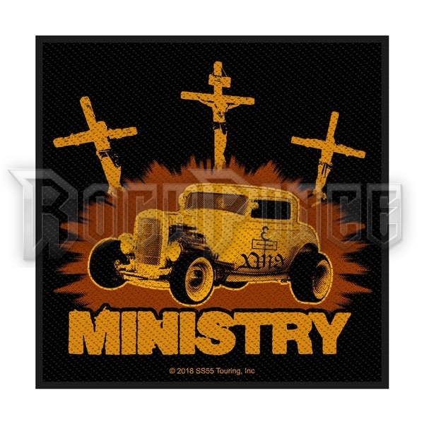 MINISTRY - JESUS BUILT MY HOTROD - kisfelvarró - SP2985
