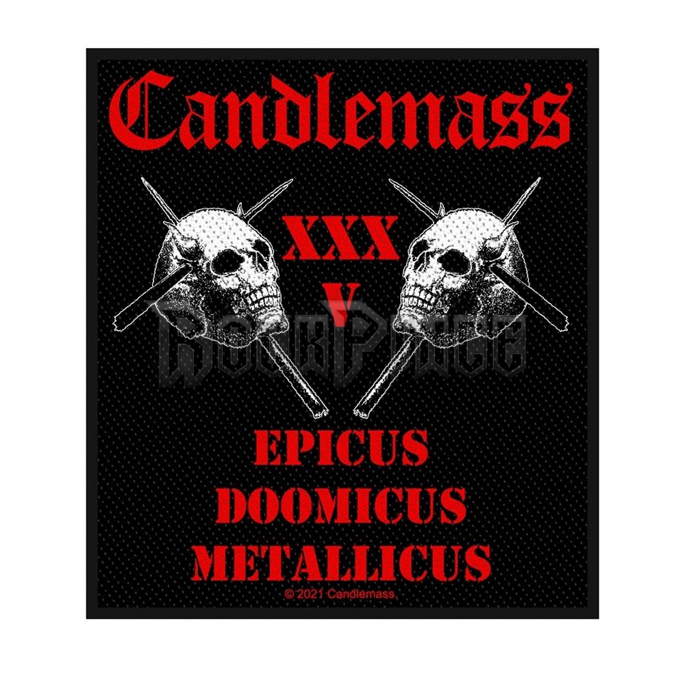CANDLEMASS - EPICUS 35TH ANNIVERSARY - kisfelvarró - SP3167
