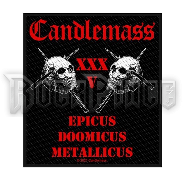 CANDLEMASS - EPICUS 35TH ANNIVERSARY - kisfelvarró - SP3167